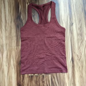 Lululemon Swiftly Tank size 2 maroon color